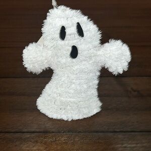 Halloween Ghost White Tinsel Tabletop Decoration